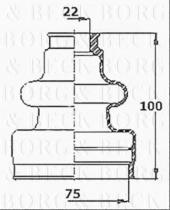 Borg & Beck BCB6156 - Fuelle, árbol de transmisión