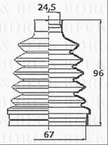 Borg & Beck BCB6160 - Fuelle, árbol de transmisión