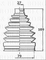 Borg & Beck BCB6162 - Fuelle, árbol de transmisión