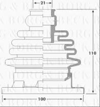 Borg & Beck BCB6173 - Fuelle, árbol de transmisión