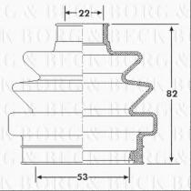 Borg & Beck BCB6174 - Fuelle, árbol de transmisión