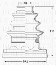 Borg & Beck BCB6179 - Fuelle, árbol de transmisión