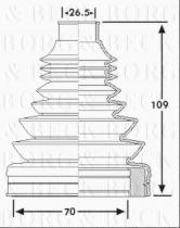 Borg & Beck BCB6183 - Fuelle, árbol de transmisión