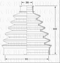 Borg & Beck BCB6194 - Fuelle, árbol de transmisión