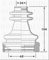 Borg & Beck BCB6196 - Fuelle, árbol de transmisión