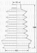 Borg & Beck BCB6202 - Fuelle, árbol de transmisión