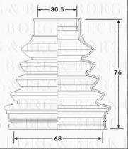 Borg & Beck BCB6203 - Fuelle, árbol de transmisión