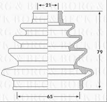 Borg & Beck BCB6216 - Fuelle, árbol de transmisión