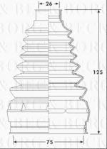 Borg & Beck BCB6217 - Fuelle, árbol de transmisión