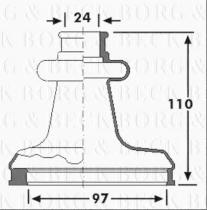 Borg & Beck BCB6223 - Fuelle, árbol de transmisión