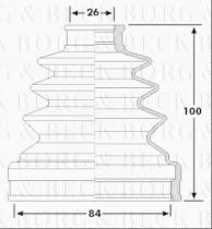 Borg & Beck BCB6224 - Fuelle, árbol de transmisión