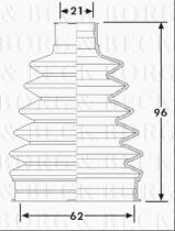 Borg & Beck BCB6225 - Fuelle, árbol de transmisión