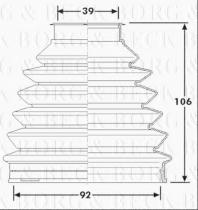 Borg & Beck BCB6231 - Fuelle, árbol de transmisión