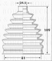 Borg & Beck BCB6234 - Fuelle, árbol de transmisión