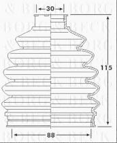 Borg & Beck BCB6236 - Fuelle, árbol de transmisión