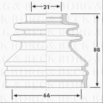 Borg & Beck BCB6240 - Fuelle, árbol de transmisión