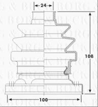 Borg & Beck BCB6242 - Fuelle, árbol de transmisión