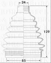 Borg & Beck BCB6246 - Fuelle, árbol de transmisión