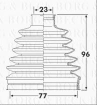 Borg & Beck BCB6247 - Fuelle, árbol de transmisión