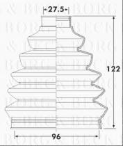 Borg & Beck BCB6248 - Fuelle, árbol de transmisión