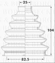 Borg & Beck BCB6250 - Fuelle, árbol de transmisión