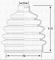 Borg & Beck BCB6251 - Fuelle, árbol de transmisión