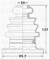 Borg & Beck BCB6258 - Fuelle, árbol de transmisión