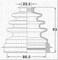 Borg & Beck BCB6260 - Fuelle, árbol de transmisión