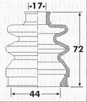 Borg & Beck BCB6264 - Fuelle, árbol de transmisión