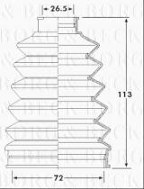 Borg & Beck BCB6268 - Fuelle, árbol de transmisión