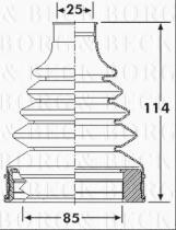 Borg & Beck BCB6269 - Fuelle, árbol de transmisión