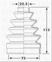 Borg & Beck BCB6275 - Fuelle, árbol de transmisión