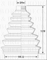 Borg & Beck BCB6278 - Fuelle, árbol de transmisión