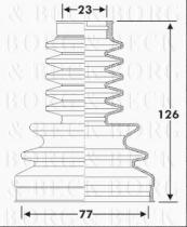 Borg & Beck BCB6282 - Fuelle, árbol de transmisión