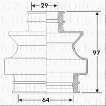 Borg & Beck BCB6288 - Fuelle, árbol de transmisión