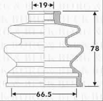 Borg & Beck BCB6289 - Fuelle, árbol de transmisión