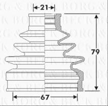 Borg & Beck BCB6291 - Fuelle, árbol de transmisión