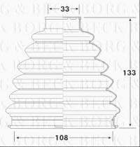 Borg & Beck BCB6292 - Fuelle, árbol de transmisión