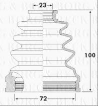 Borg & Beck BCB6298 - Fuelle, árbol de transmisión