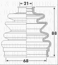 Borg & Beck BCB6303 - Fuelle, árbol de transmisión