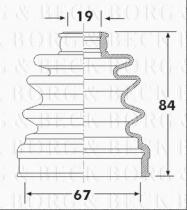 Borg & Beck BCB6309 - Fuelle, árbol de transmisión