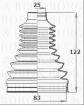 Borg & Beck BCB6320 - Fuelle, árbol de transmisión