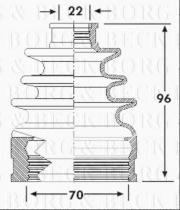 Borg & Beck BCB6324 - Fuelle, árbol de transmisión