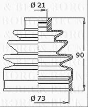 Borg & Beck BCB6336 - Fuelle, árbol de transmisión