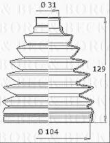 Borg & Beck BCB6356 - Fuelle, árbol de transmisión