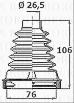 Borg & Beck BCB6400 - Fuelle, árbol de transmisión