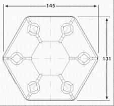 Borg & Beck BDC102 - Articulación, árbol longitudinal