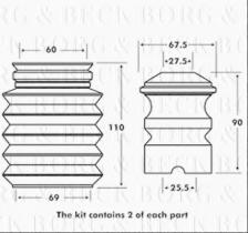 Borg & Beck BPK7009