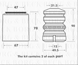 Borg & Beck BPK7021