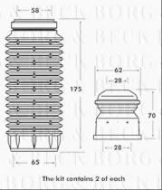 Borg & Beck BPK7058